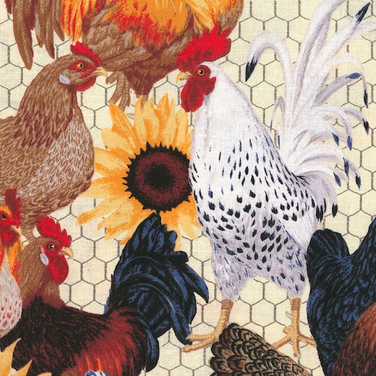 Fabric Traditions Chicken Toss Cotton Fabric